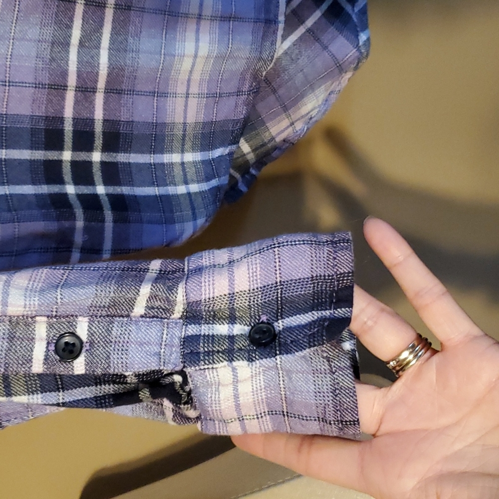 Lucky Brand Flannel Top - Picture 5 of 7